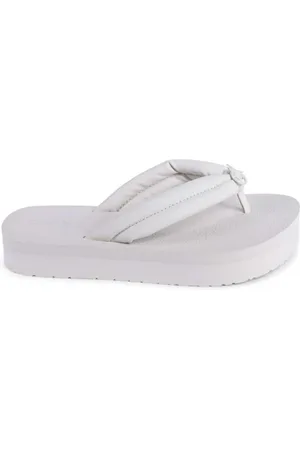 Calvin Klein Flip Flops, female, , Size: 10 US Beige Thong Sandal Flip Flop