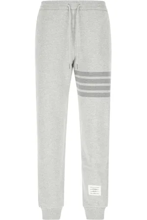 Thom Browne Sweatpants, male, , Size: M Grey Cotton Joggers