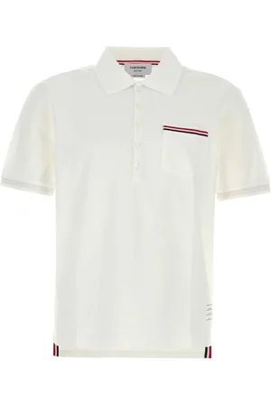 Thom Browne Polo Shirts, male, , Size: 2XL Piquet Polo Shirt
