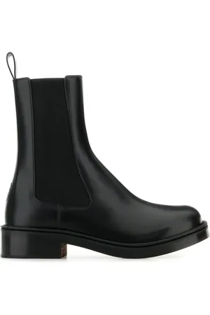 Alexander McQueen Chelsea Boots, male, , Size: 12 US Leather High Boot