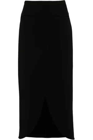 Courrèges Midi Skirts, female, , Size: XS Ellipse Tailored Long Skirt