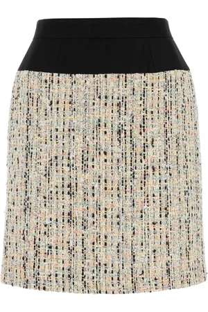 Alexander McQueen Short Skirts, female, , Size: S Multicolor Boucle Skirt