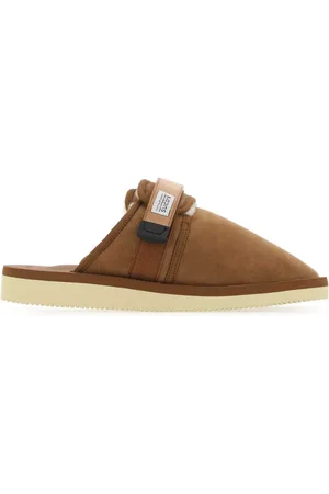 SUICOKE Slippers, male, , Size: 5 US Suede Zavo Slippers for Modern Men