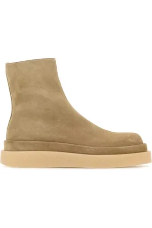 Jil Sander Ankle Boots, male, , Size: 7 US Sand Suede Ankle Boots