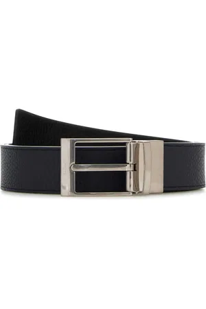 Bally Belts, male, , Size: 110 CM Midnight Reversible Leather Belt