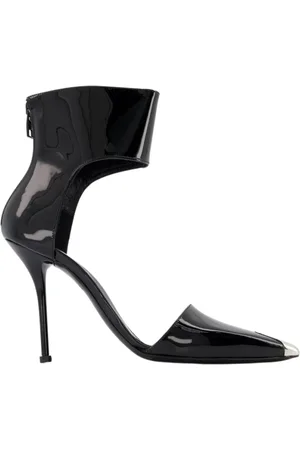 Alexander McQueen Pumps, female, , Size: 6 US Sandals in /Silver Leather