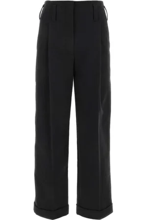 Serafini Straight Trousers, female, , Size: S Charcoal Polyester Pant