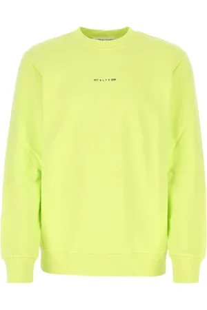 1017 ALYX 9SM Sweatshirts, male, , Size: L Fluo cotton oversize sweatshirt