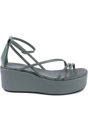 Calvin Klein Wedges, female, , Size: 7 US Platform Wedge Sandal