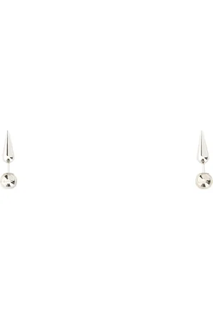 Jil Sander Earrings, female, , Size: ONE SIZE Stylish Silver Metal Earrings