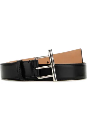 Alexander McQueen Belts, female, , Size: 90 CM Classic Leather Belt