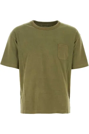 VISVIM T-Shirts, male, , Size: S Amplus Olive Cotton T-Shirt