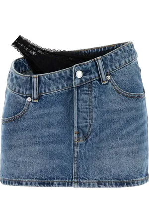 Alexander Wang Denim Skirts, female, , Size: W25 Denim Mini Skirt
