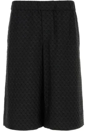 Alexander McQueen Long Shorts, male, , Size: M Viscose Bermuda Shorts