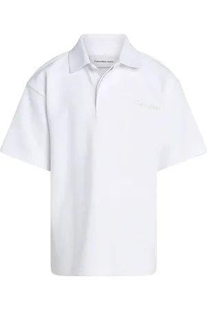 Calvin Klein Polo Shirts, unisex, , Size: 14 Y Essential Long Sleeve Polo Shirt