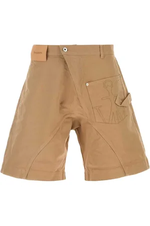 J.W.Anderson Casual Shorts, male, , Size: L Camel Cotton Bermuda Shorts