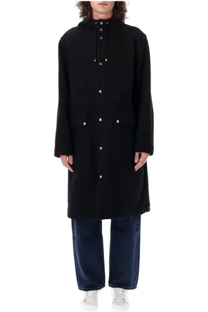 Aspesi Single-Breasted Coats, male, , Size: L Parka Coat with Hood