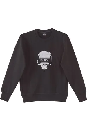 Paul Smith Sweatshirts, male, , Size: L Skull Graphic Cassette Sweatshirt in