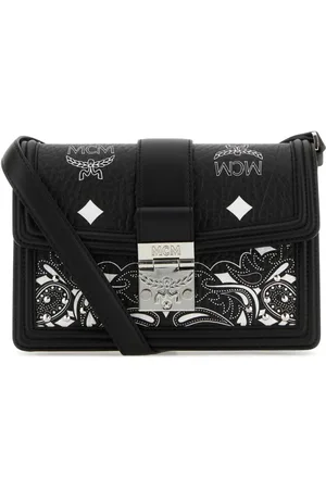 MCM Cross Body Bags, female, , Size: ONE SIZE Stylish Printed Canvas Tracy Shoulder Bag