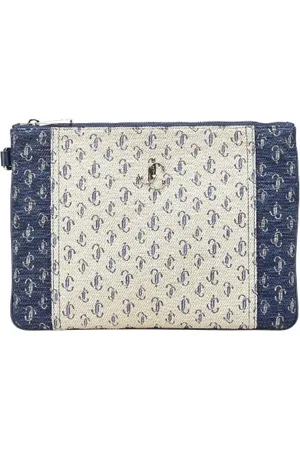 Jimmy Choo Pre-owned Clutches, female, , Size: ONE SIZE Pre-owned Canvas clutches