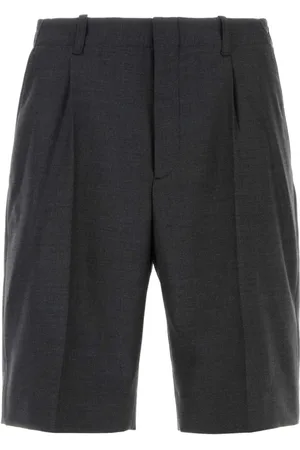OUR LEGACY Casual Shorts, male, , Size: L Charcoal Wool Bermuda Shorts