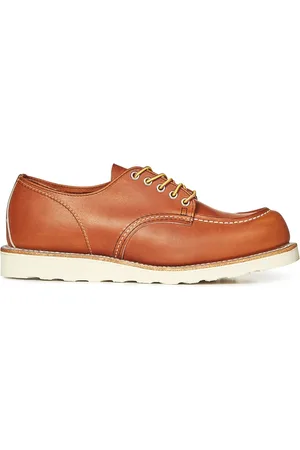Red Wing Laced Shoes, male, , Size: 8 US Brandy Flat Shoes with Tubular Closure