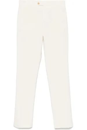 CANALI Straight Trousers, male, , Size: XL Light beige chino pants