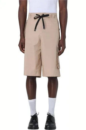 VERSACE Casual Shorts, male, , Size: XS Stylish Denim Shorts with Couture Detailing