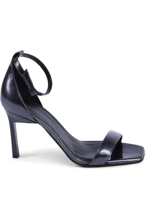 Calvin Klein High Heel Sandals, female, , Size: 6 US Italian Leather Sandal