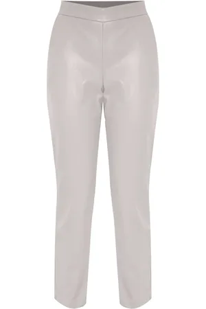 Kocca Slim-fit Trousers, female, , Size: S Minimalist Style Trousers with Welt Pockets