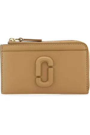 Marc Jacobs Wallets & Cardholders, female, , Size: ONE SIZE Stylish Camel Leather Card Holder