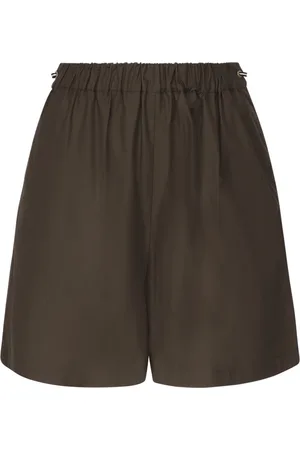 Max Mara Casual Shorts, female, , Size: XS Elastic Waist Trousers with Pockets