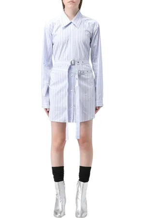 AMBUSH Shirt Dresses, female, , Size: XS Striped Mini Dress with Belt