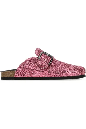 Serafini Mules, female, , Size: 9 US Sequin Buckle Mules