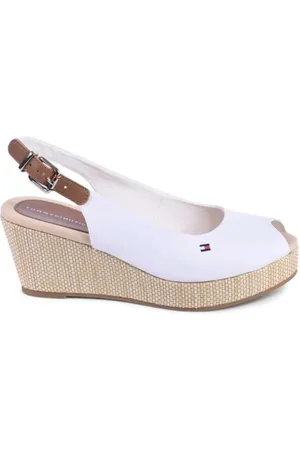 Tommy Hilfiger Wedges, female, , Size: 9 US Wedge Slingback Sandals