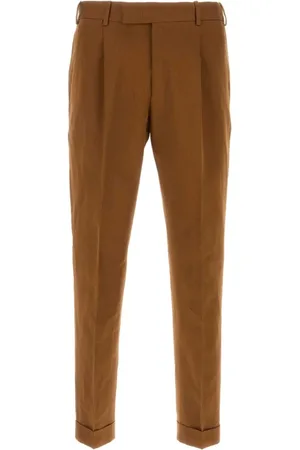 PT Torino Chinos, male, , Size: 5XL Caramel Stretch Cotton Pant