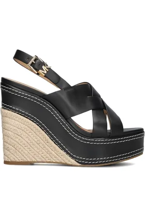 Michael Kors Wedges, female, , Size: 5 1/2 US Wedge Sandals Nora for Women