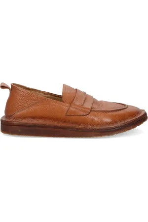 Moma Loafers, male, , Size: 10 US Vintage Leather Moccasin