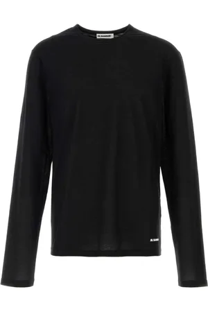 Jil Sander Long Sleeve Tops, male, , Size: M Cotton Tee Classic Style