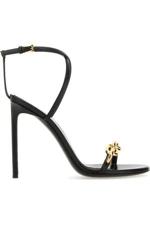 Tom Ford High Heel Sandals, female, , Size: 11 US Chain Buckle-Strap Sandals
