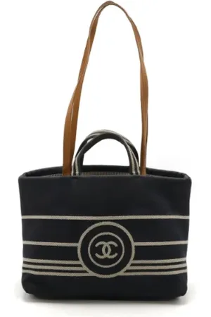 CHANEL Pre-owned Tote Bags, female, , Size: ONE SIZE Pre-owned Canvas totes
