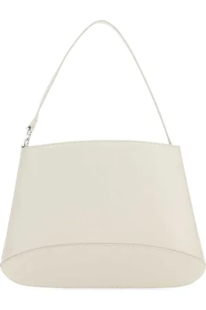 Low Classic Shoulder Bags, female, , Size: ONE SIZE Ivory leather handbag