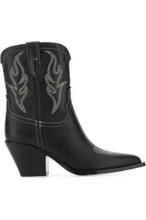 SONORA Cowboy Boots, female, , Size: 11 US leather Perla ankle boots