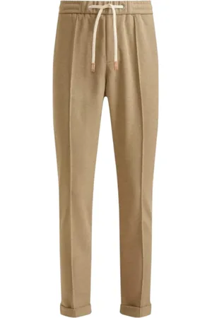 ALVIERO MARTINI 1A CLASSE Slim-fit Trousers, male, , Size: S Rope Trousers with Geo Classic Details
