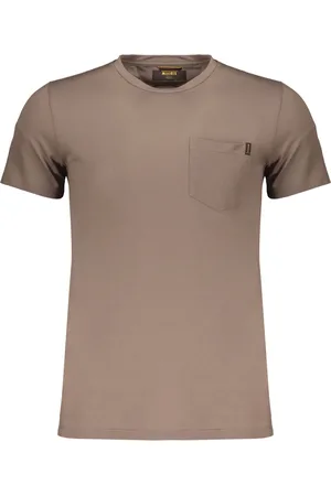MOORER T-Shirts, male, , Size: 4XL Pocket Cotton T-shirt
