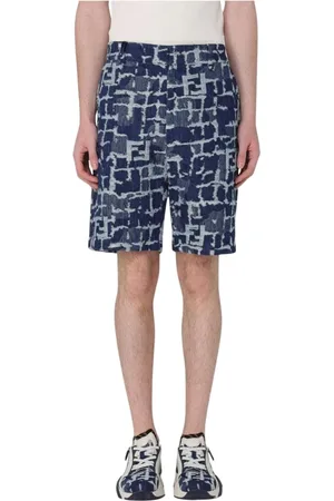 Fendi Denim Shorts, male, , Size: W31 Denim Shorts for Men