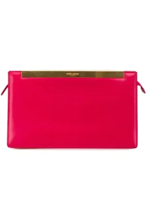 Saint Laurent Pre-owned Clutches, female, , Size: ONE SIZE Pre-owned Leather clutches