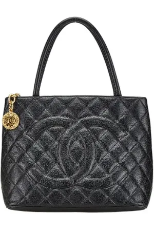CHANEL Pre-owned Tote Bags, female, , Size: ONE SIZE Pre-owned Leather totes