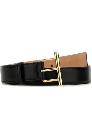 Alexander McQueen Belts, female, , Size: 85 CM Classic Leather Belt