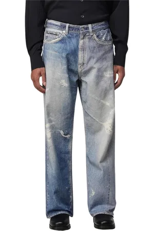 OUR LEGACY Straight Jeans, male, , Size: W34 Classic Distressed Jeans for Men